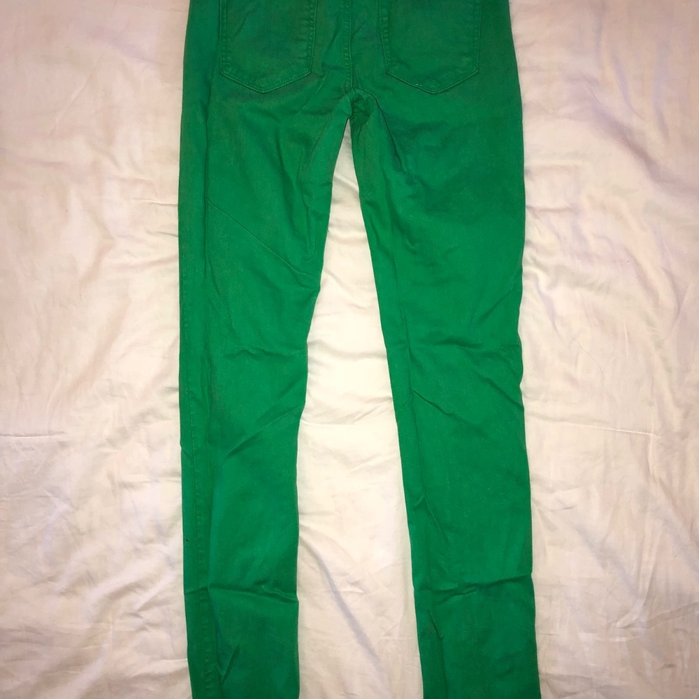 Just USA Green Jean Legging Size 9